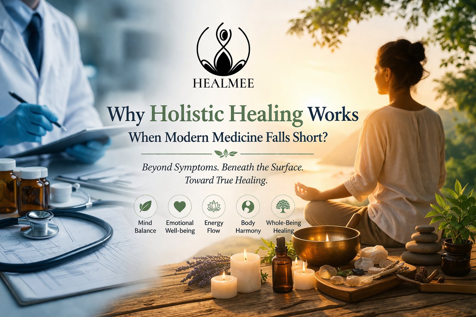 why holistic healing works when modern medicine falls short in supporting mind body and energy balance