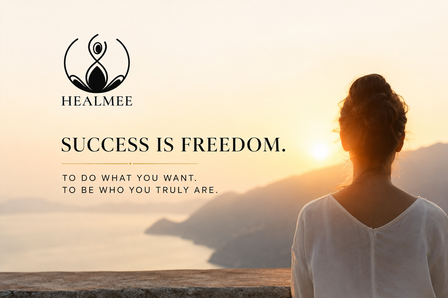 Success is the freedom to do what you want and be who you truly are – Hidden Success Code™ by Healmee
